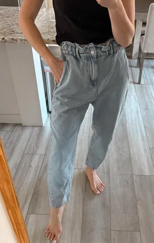 Zara Women's Blue Jeans thumbnail 1