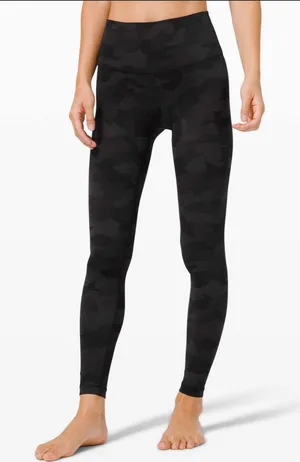 Lululemon Wunder Under High-Rise Tight 28" in Grey Camo thumbnail 1