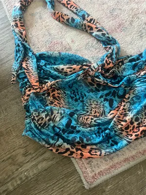 I.am.Gia animal print halter top thumbnail 8