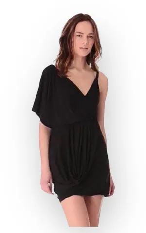 new T-Bags [MISA] ♛ Asymmetric Bubble Mini Dress ♛ Little Black Dress ♛ LBD Y2K thumbnail 14