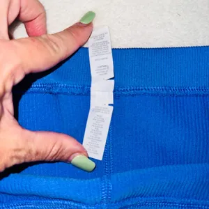 114 | OFFLINE‎ by Aerie Ribbed Super Shortie Shorts Women XL Blue Excellent thumbnail 4