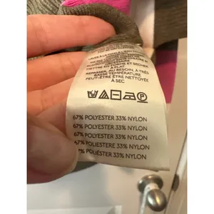 Free People NWT League of Her Own Oversized Cardigan Sweater Pink‎ Brown XS thumbnail 11