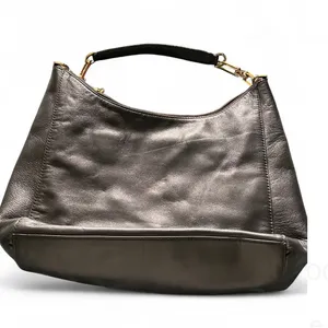 MICHAEL Michael Kors Matilda Pebbled Leather Shoulder Bag / Hobo in Black thumbnail 2