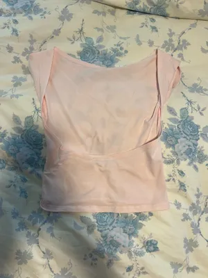 Subdued Boat Neck Top Baby Pink thumbnail 3