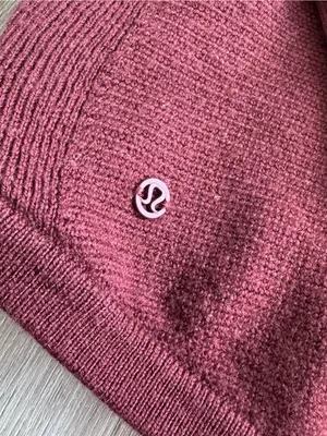 Lululemon Burgundy Crewneck Sweater thumbnail 4