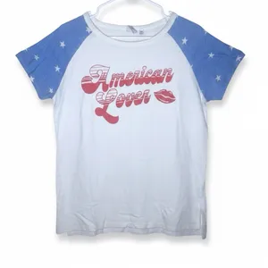 JUNK FOOD Women’s Casual Short Sleeve American Lover Graphic Tee thumbnail 2