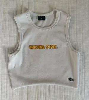 Arizona state university hype and vice cropped tanktop thumbnail 1