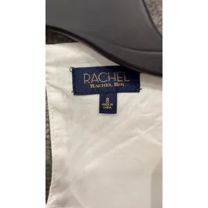 Rachel Rachel Roy Women Dress 8 White Midi Cutout Back Tie Waist Sleeveless thumbnail 6
