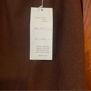 NWT vintage mini Skirt with Black leather Accents thumbnail 4
