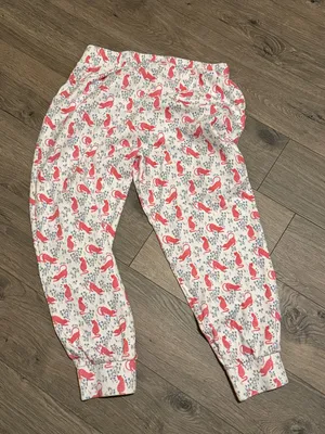 Roller Rabbit Women's Pajama Top in White with Pink & Blue Prints thumbnail 3
