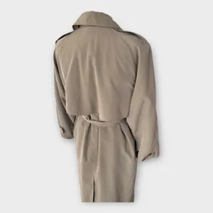 Brooks Brothers Belted Trench Coat Water Repellent Wool Lining Women's 8 Minimal thumbnail 10