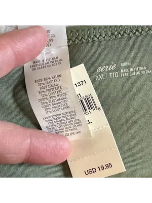 NWT Aerie Olive Green Bikini Bottom - Size: XXL thumbnail 3