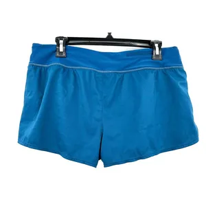 Nike size 14 blue shorts with liner shorts‎ under athletic elastic waist pocket thumbnail 2