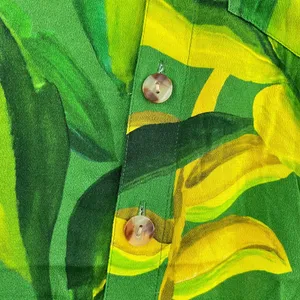 NWOT Farm Rio Unisex Green Banana Aquarela Shirt Size S thumbnail 5