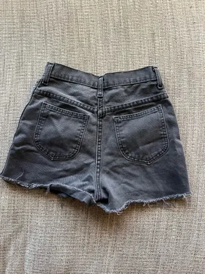 Black Vintage Shorts Size 24 thumbnail 2
