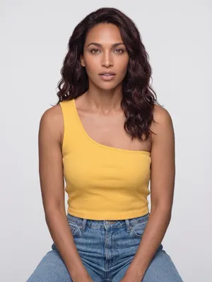 American Eagle One-Shoulder Top Size Medium thumbnail 1