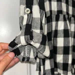 Lovestitch Black/White Plaid Tunic/Dress Women’s Medium thumbnail 4