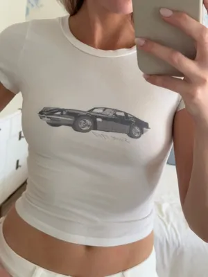 Princess Polly Car Graphic Crop Tee thumbnail 2
