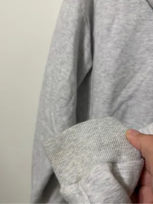 Skims Cotton Fleece Classic Hoodie Light heather grey size small thumbnail 5