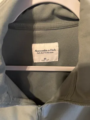 Abercrombie Green Quarter Zip thumbnail 2