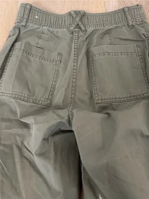 Abercrombie Olive Green Cargo Pants thumbnail 5