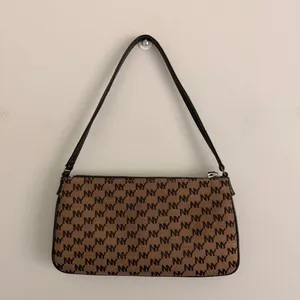 Y2k Brown New York & Company Monogram Mini Shoulder Bag thumbnail 4