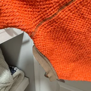 Urban Outfitters Orange Button-Up Sweater thumbnail 2