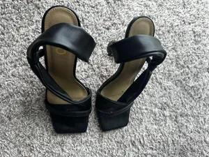 EGO Square Toe Strappy Heels thumbnail 4