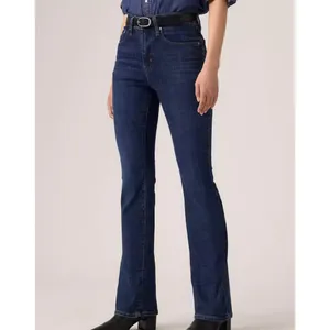 Levi's 725 High Rise Bootcut Women's 28x30 Jeans Dark Wash Lapis Dark Horse thumbnail 2