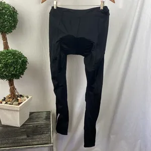 Beroy Women's Black Padded Bicycle Cycle Sport Athletic Pants NEW L thumbnail 3