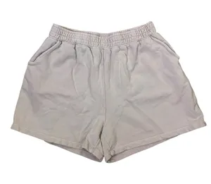 ONA Light Pink Sweat‎ Shorts Elastic Waist Lounge Athleisure Pockets Large thumbnail 1
