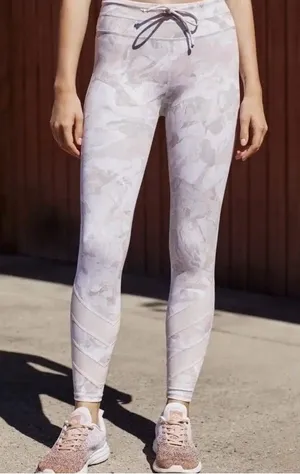 FP Movement by Free People Daybreak Light Pink Camo High-Rise Leggings Size S thumbnail 1