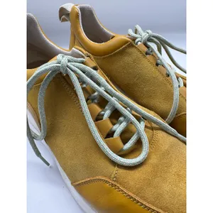 Anthropologie Mustard Yellow Suede Low Top Sneakers Women’s US 7.5 Euro 38 thumbnail 6