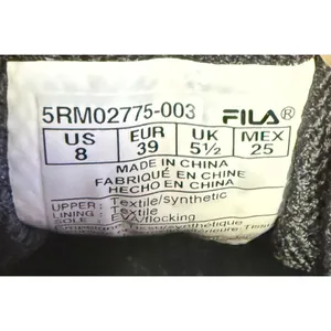 Fila Women's Memory Sequence 2 Athletic Sneakers black/white Sz 8 thumbnail 8