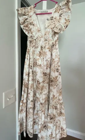 Abercrombie Midi Dress Floral thumbnail 3