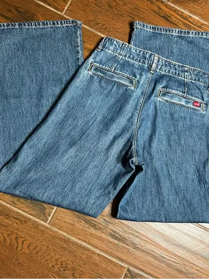 Levi’s Premium High Rise Wide Leg Dark Wash Denim Jeans thumbnail 5