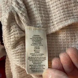 Free People Long Balloon Sleeve Clash Thermal Top thumbnail 8