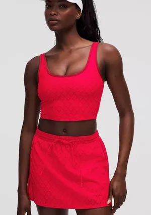 NWT LULULEMON - Textured Mesh Tennis Tank, B/C Cup - $68 - XL thumbnail 1
