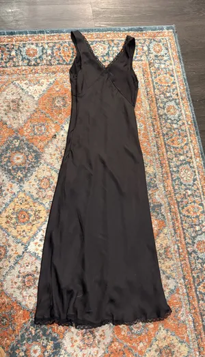 American Eagle Black Slip Dress thumbnail 1