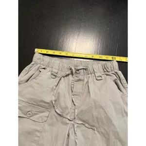 Rachel Paige Womens Cargo Parachute Pants Grey XS Elastic Waist PW2310 Utility‎ thumbnail 4