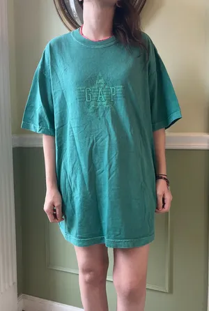 GAP Y2K vintage green t shirt thumbnail 1