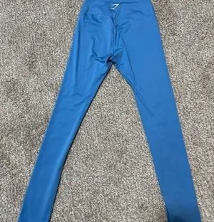 Gymshark Blue Leggings Athletic Bottoms thumbnail 3