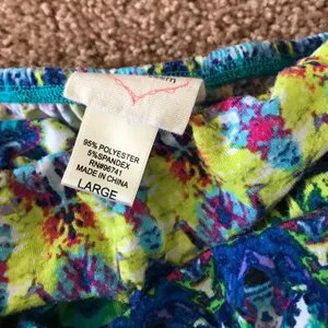 Multicolor Self-Esteem Tube Top with an Aztec Design thumbnail 3