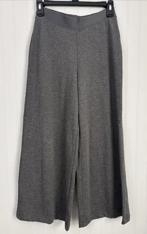 Gudrun Sjoden Stretch Pull On Cropped Capri Pants Women Size XS Grey thumbnail 1