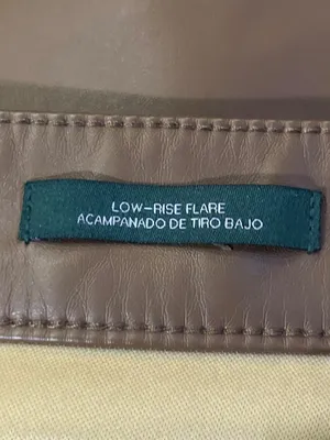 Wild Fable Faux Leather Flare Pants Womens 16 Brown Low Rise Leather Used thumbnail 7