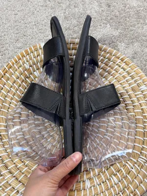 L.L. Bean Women’s Leather Sandals Slip On in Black 10 thumbnail 5