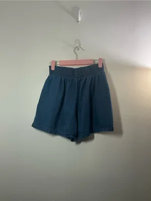 Universal Threads High-Waist Smocked Denim Shorts Size XS thumbnail 2