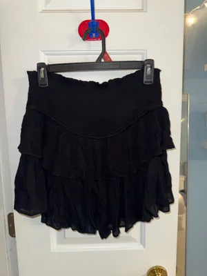 Black Ruffle Skirt Palmetto Moon thumbnail 1