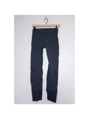 Lululemon Ebb to Street Legging 4 Heathered Black Seamless Mid Rise thumbnail 8