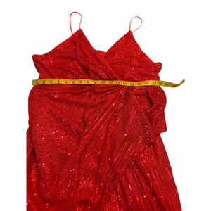 Double Crazy Red Sequin Dress thumbnail 6